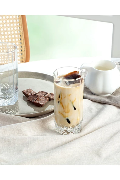 Pamella 4'lü Meşrubat Bardağı Seti - 440 ml - Resim 2