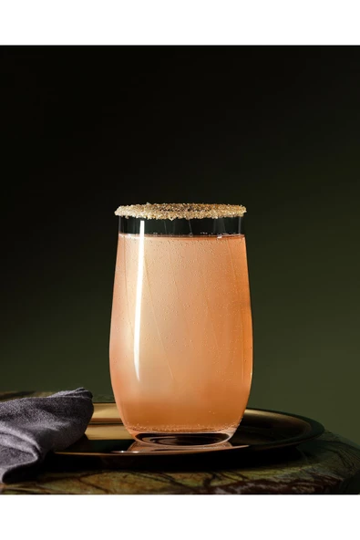 Lucinda Optikli 4'lü Kristal Meşrubat Bardağı Seti - 380ML ürün görseli 1