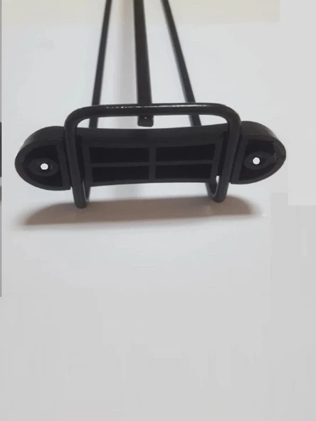 Zigon Sehpa Yan Tabla Metal Tel Ayak siyah - 7