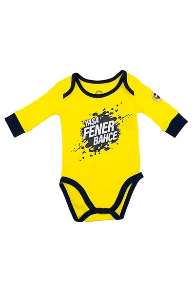 Fenerbahçe Orijinal Lisanslı Yaşa Fenerbahçe Bebek Body Zıbın - 10