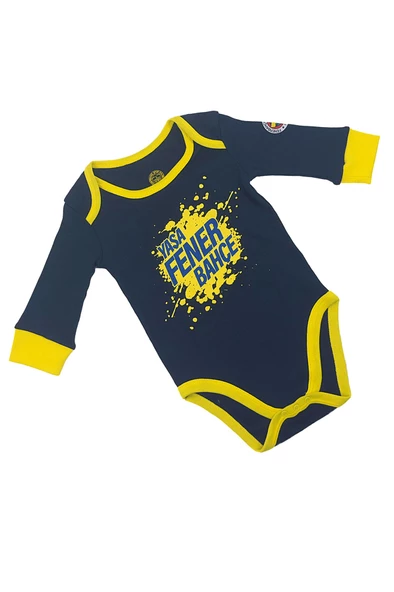 Fenerbahçe Orijinal Lisanslı Yaşa Fenerbahçe Bebek Body Zıbın - 4