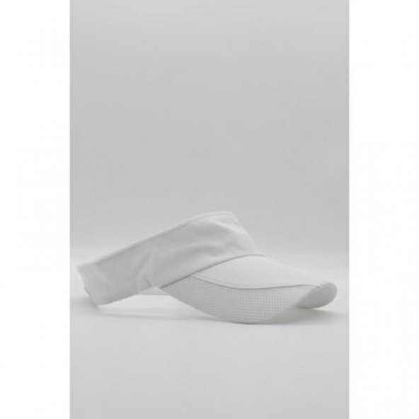 beyaz garson boy fermuarlı şapka  koşu tenis şapkası vizör şapka - Resim 3