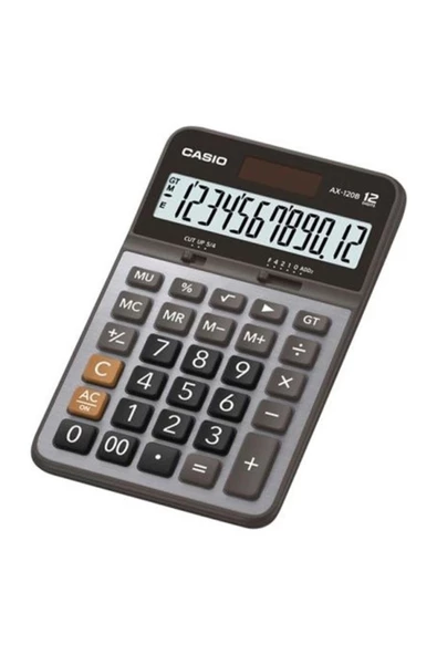 Casio Hesap Makinası Masa Üstü 12 Hane AX-120B
