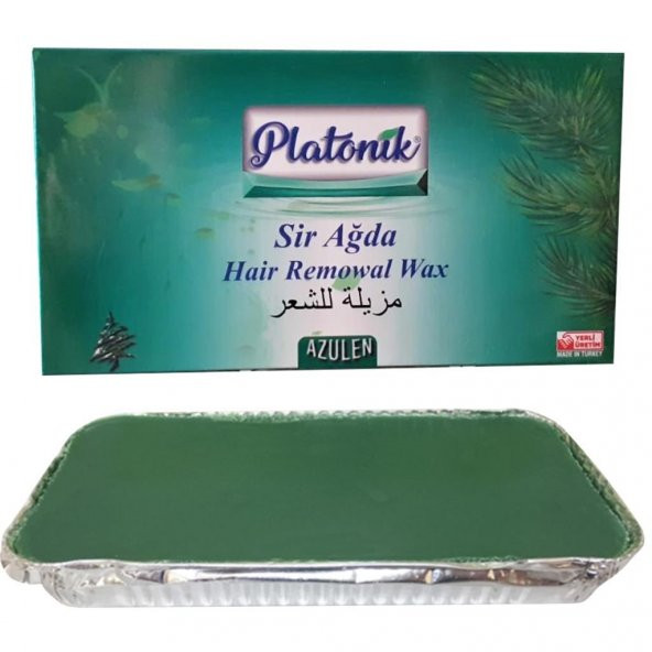 Platonik Azulen Kalıp Ağda 400 Gr.X2 Yeşill-Normal Ciltler+Spatula 100 Ad. - 2