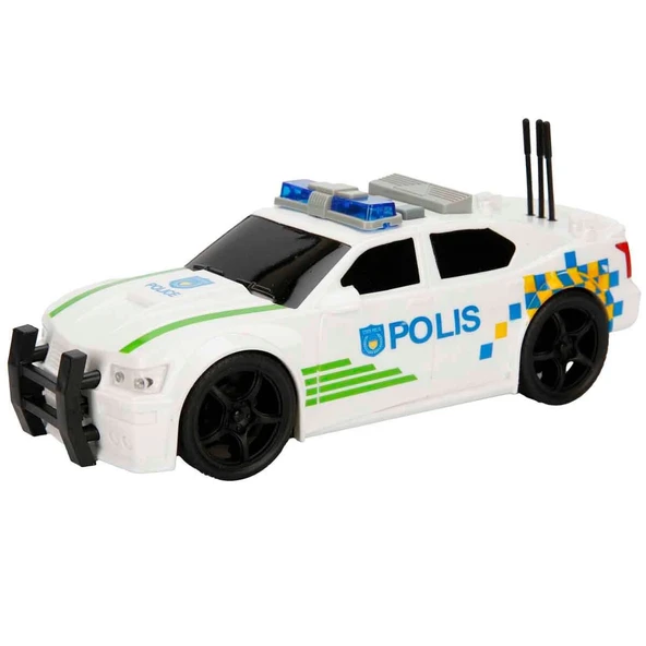 1:20 Maxx Wheels Sesli ve Işıklı Polis Arabası 19 cm - 2