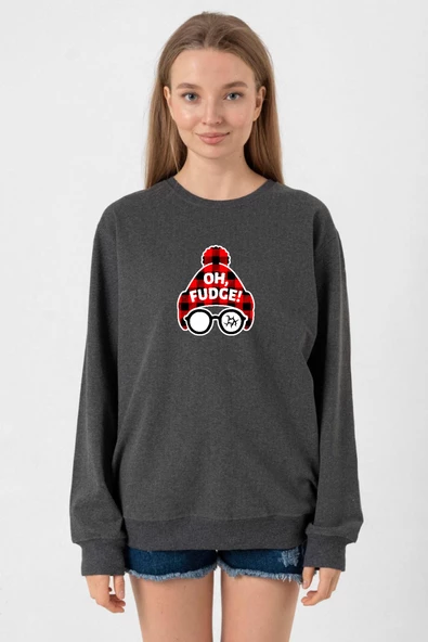 Oh Fudge Christmas Füme Kadın 2ip Sweatshirt