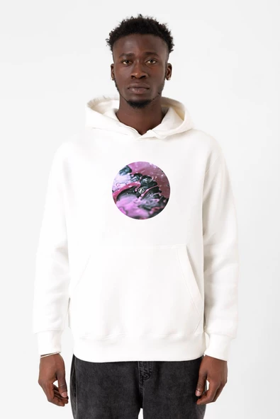 Linkin Park From Zero Beyaz Erkek 3ip Kapşonlu Sweatshirt