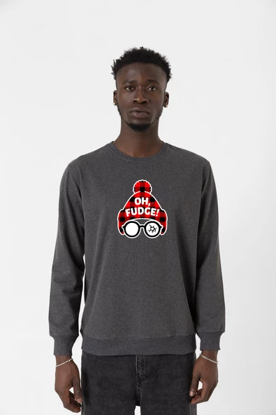 Oh Fudge Christmas Füme Erkek 2ip Sweatshirt