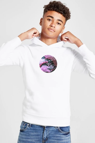 Linkin Park From Zero Beyaz Çocuk 3ip Kapşonlu  Sweatshirt