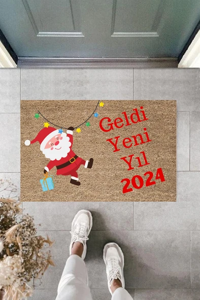 Kapı Önü Paspası Yeni Yıl Konsepti Dijital Baskı PY-175111143