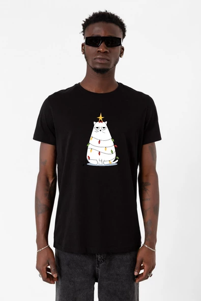Grumpy Christmas Siyah Erkek Tshirt