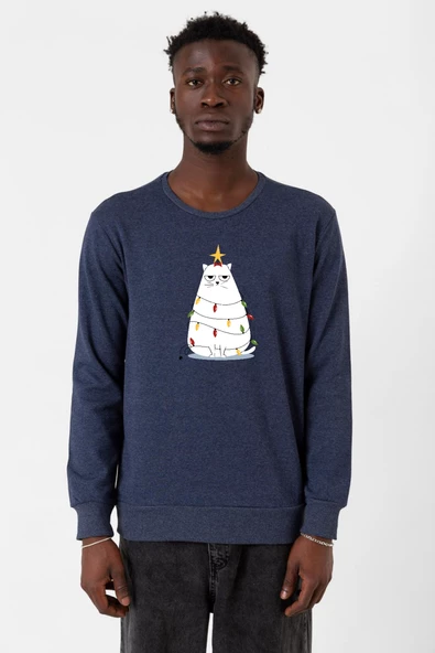 Grumpy Christmas indigo Erkek 2ip Sweatshirt