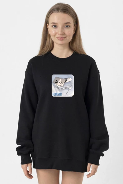 Babymonster Forever Siyah Kadın 2ip Sweatshirt ürün görseli
