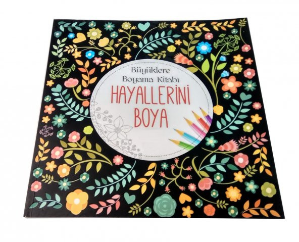 Hayallerini Boya - Büyüklere Boyama Kitabı - Resim 4