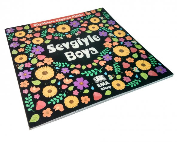 Sevgiyle Boya - Büyüklere Boyama Kitabı - 2