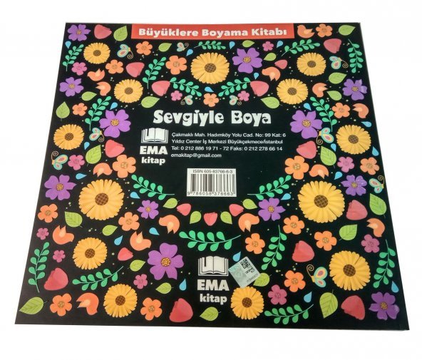 Sevgiyle Boya - Büyüklere Boyama Kitabı - 5