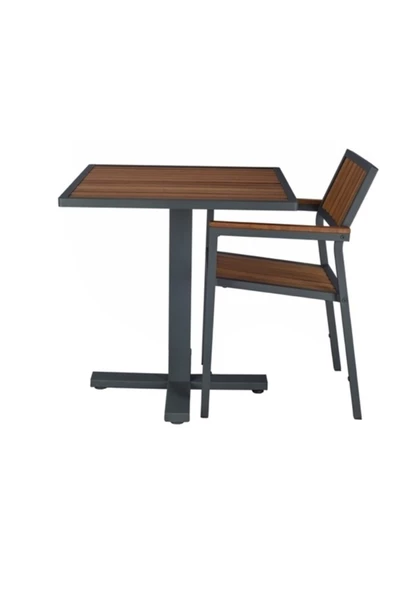 Massa Design Alüminyum Ireko Ahşap Masa - 2