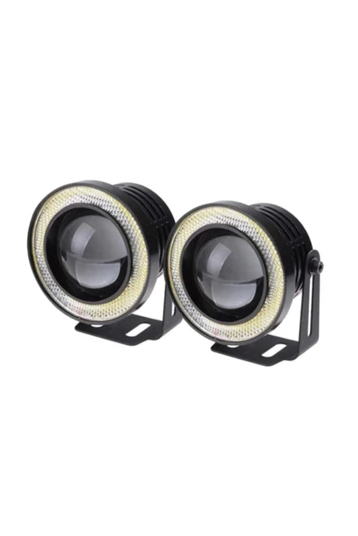 Angel Led Lamba Mercek Gündüz Sis Farı 76 Mm Beyaz - 7