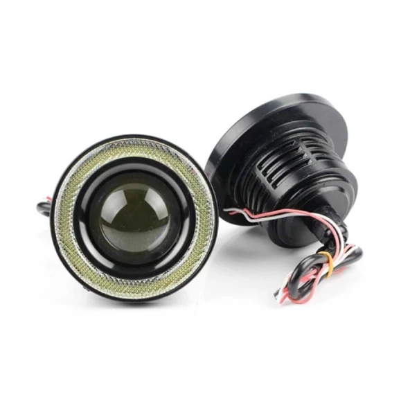 Angel Led Lamba Mercek Gündüz Sis Farı 76 Mm Beyaz - 10