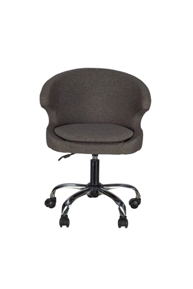 Massa Design Koket Çalışma Sandalyesi Keten Kumaş - 4