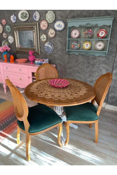 Massa Design Tiber Baba Ayaklı Masif Masa - 3