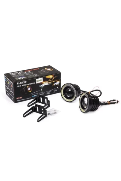 Angel Led Lamba Mercek Gündüz Sis Farı 76 Mm Beyaz - 3