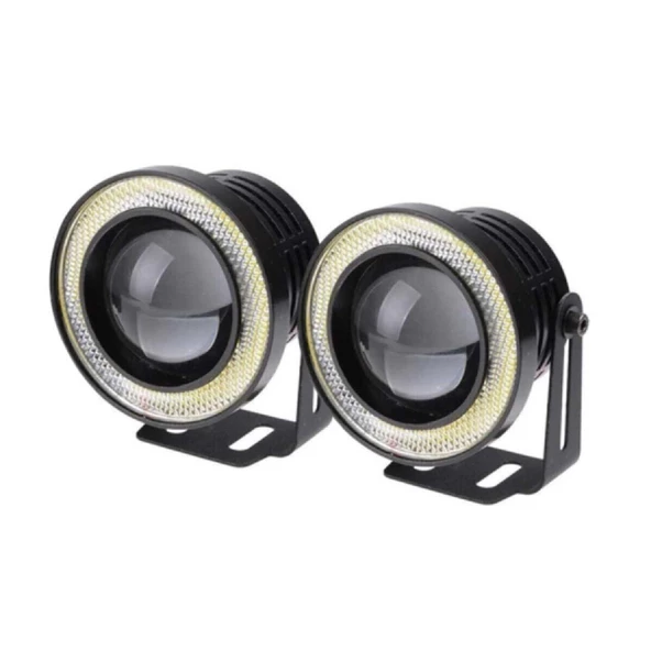 Angel Led Lamba Mercek Gündüz Sis Farı 76 Mm Beyaz - 12