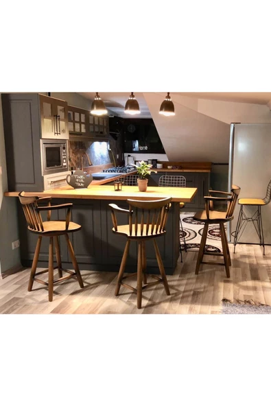 Massa Design Master Döner Bar Sandalye- Bar Taburesi