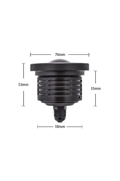 Angel Led Lamba Mercek Gündüz Sis Farı 76 Mm Beyaz - 4