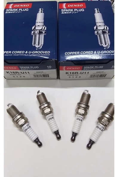 DENSO TOYOTA AVENSIS 1.6L 3ZZ-FE 2002- Buji Takımı 4 ADET - Resim 2