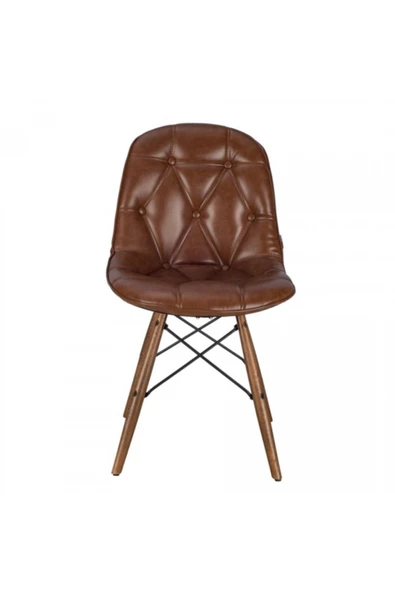 Massa Design Pural Deri Kaplama Kapitoneli Sandalye - 4