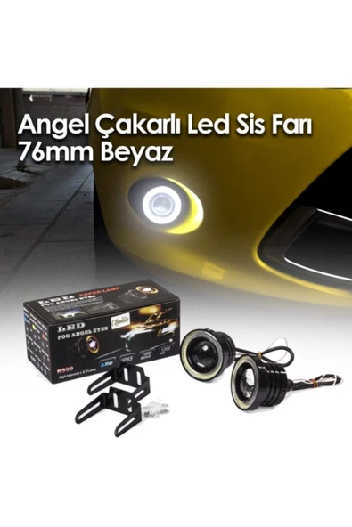 Angel Led Lamba Mercek Gündüz Sis Farı 76 Mm Beyaz - 2
