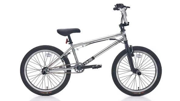 Carraro Rave Pro Bmx V Fren 20 Jant Özel Seri Akrobasi Bisikleti Krom Mat Siyah 27 Kadro
