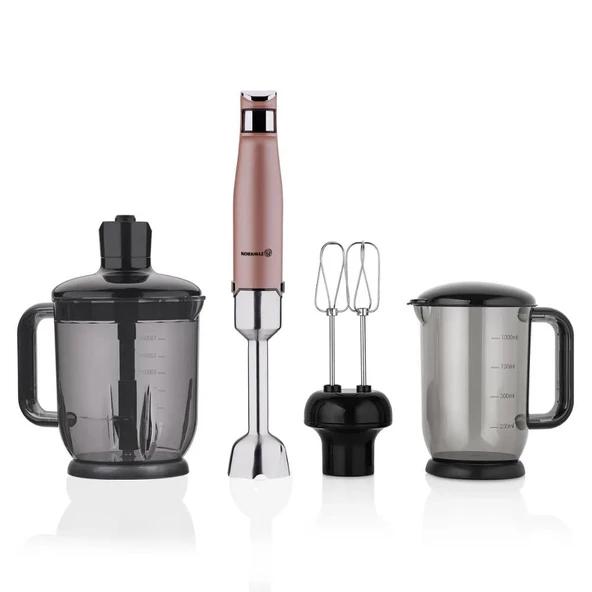 Korkmaz Performix  Dayanıklı Mega Blender Set Rosagold Renk A449-01