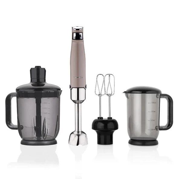 Korkmaz Performix Dayanıklı Mega Blender Set Bej Renk A449-02