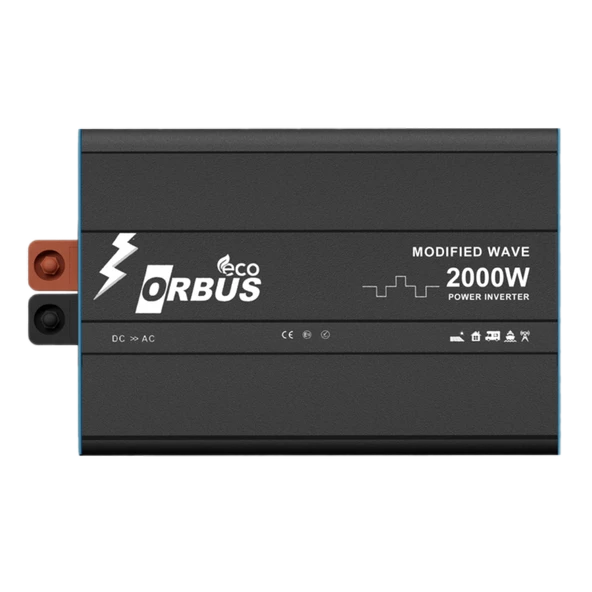 Orbus 24V 2000W Modifiye Sinüs İnverter