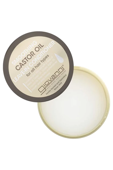 Giovanni Smoothing Castor Oil Durulanmayan Saç Kremi 340ML - Resim 3