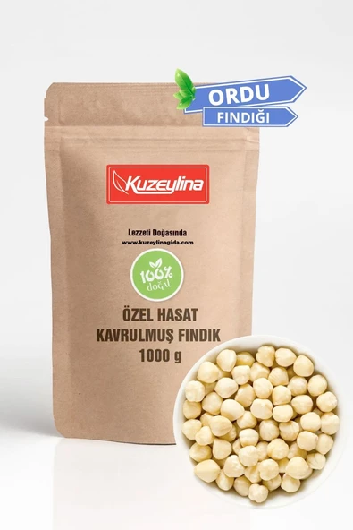 Kuzeylina Kavrulmuş İri Fındık 1 kg - Özel Hasat Lüx Fındık