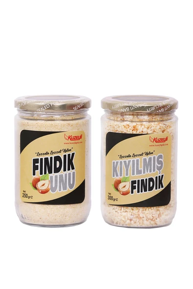 Kuzeylina 2'li Lezzet - Fındık Unu 250 g + Kıyılmış Fındık 300 g