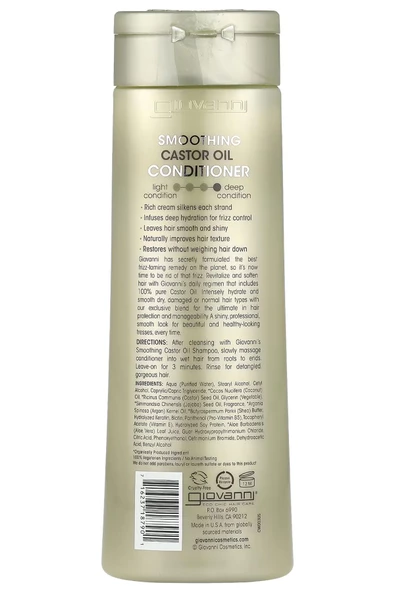 Giovanni Smoothing Castor Oil Saç Kremi 399ML - Resim 2