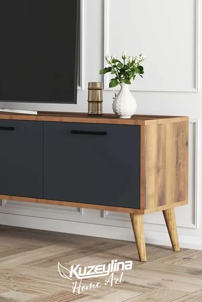 Kuzeylina Ahşap Konik Ayak - Mobilya, Koltuk, Tv Ünitesi Uyumlu - 18 Cm Ham- 4 Adet - 2