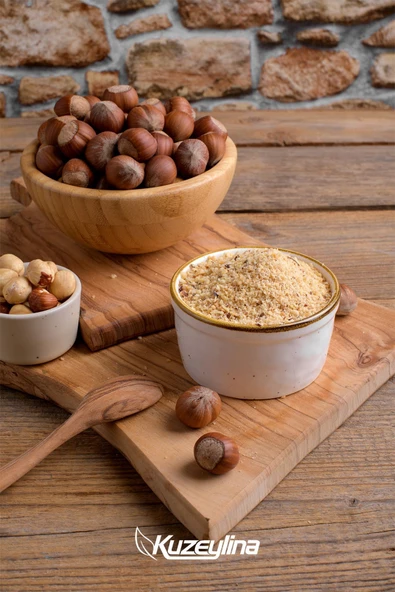 Kuzeylina 1. Kalite %100 Saf Fındık Unu 200 gr Öğütülmüş Toz %100 Gerçek Kavrulmuş Fındık Tozu - 2