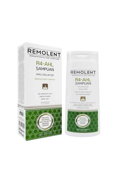 Remolent R4-ahl Yağlı Saçlar Için Dökülme Karşıtı Şampuan 300ml