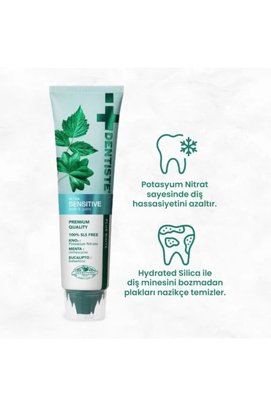 Dentiste Plus Dentiste Sensitive Hassas Dişler Için Diş Macunu 100 gr - 3