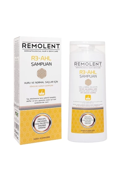 Remolent Kuru Ve Normal Saçlar Için Dökülme Kaşıtı Şampuan  Remolet R3_ahl Shampoo