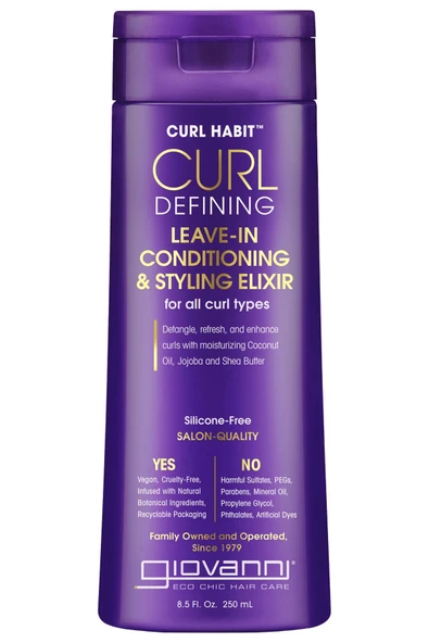 Giovanni Curl Habit Bukle Belirginleştirici Durulanmayan Saç Kremi 250ML