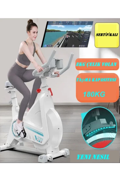 PB-05 Manyetik Spin Bike Dikey Kondisyon Bisikleti Ev Koşu bisikleti Egzersiz Dikey Yatay