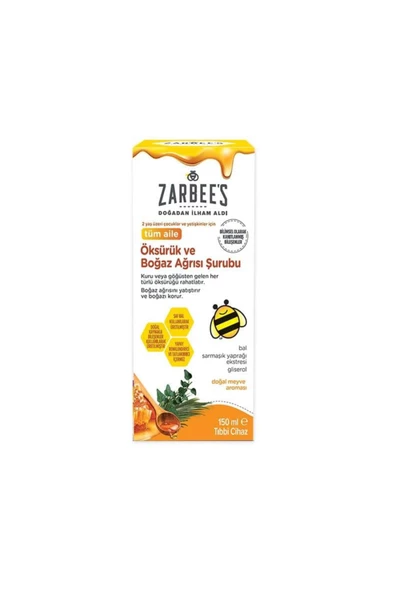 Zarbees Zarbee's Boğaz Ağrısı Şurubu 150 ml