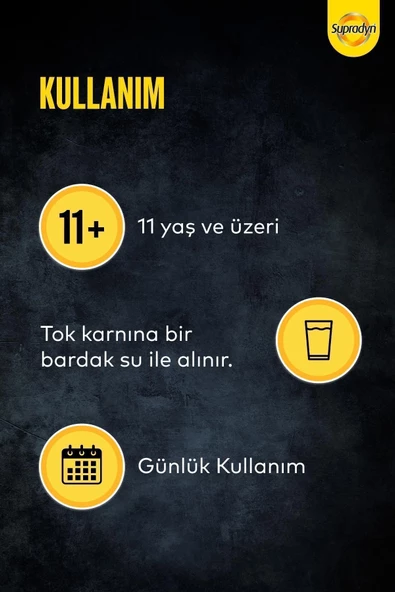Supradyn Focus 30 Film Kaplı Tablet| Zeytin Polifenolü, Ginseng, Multivitamin Ve Mineral Içeren Takv - 5