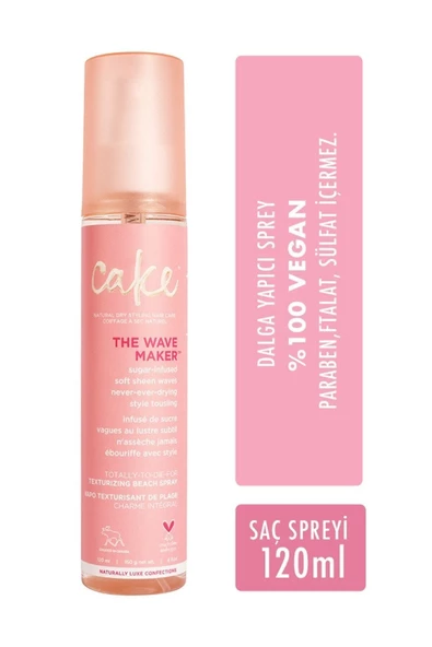 Cake Beauty The Wave Maker Deniz Saç Spreyi 120 ml 823168001616 ürün görseli 1